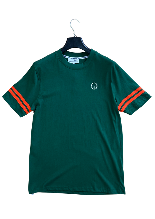 Sergio Tacchini Grillo Crew Neck T-Shirt Eden / Tangerine