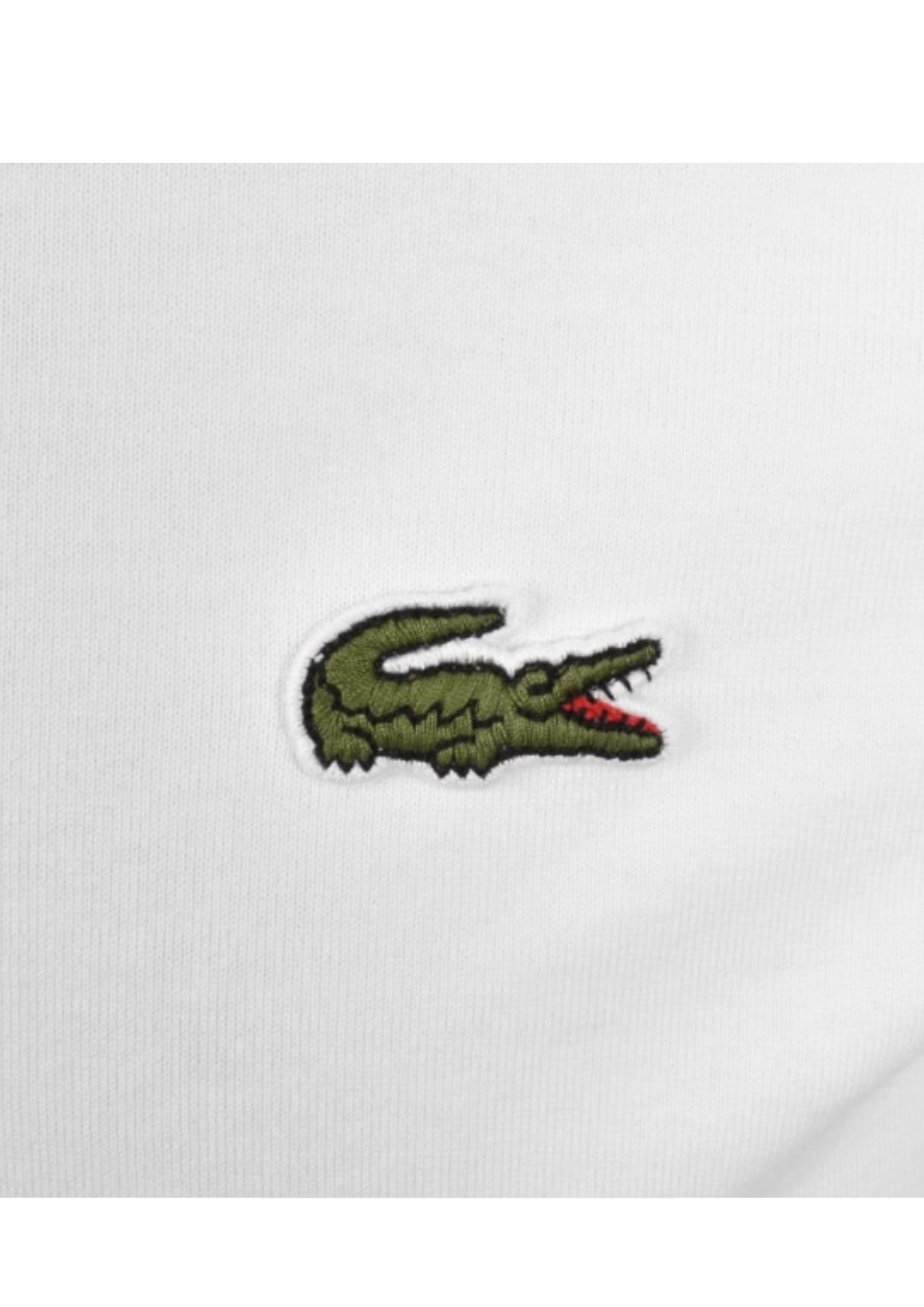 Lacoste White/Green T Shirt