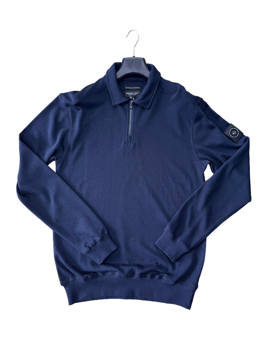 Marshall Artist Lewisham Zip Sweat Navy