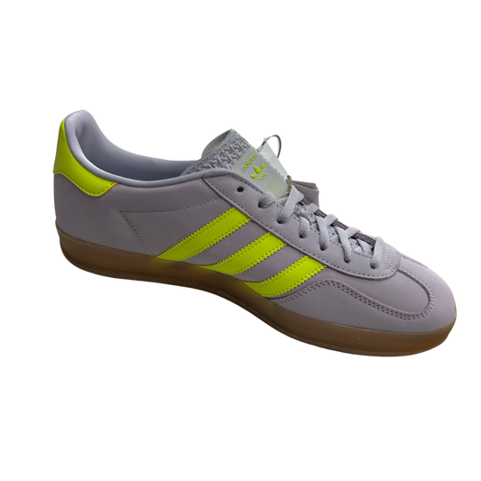 Adidas Gazelle Indoor Purple and Neon